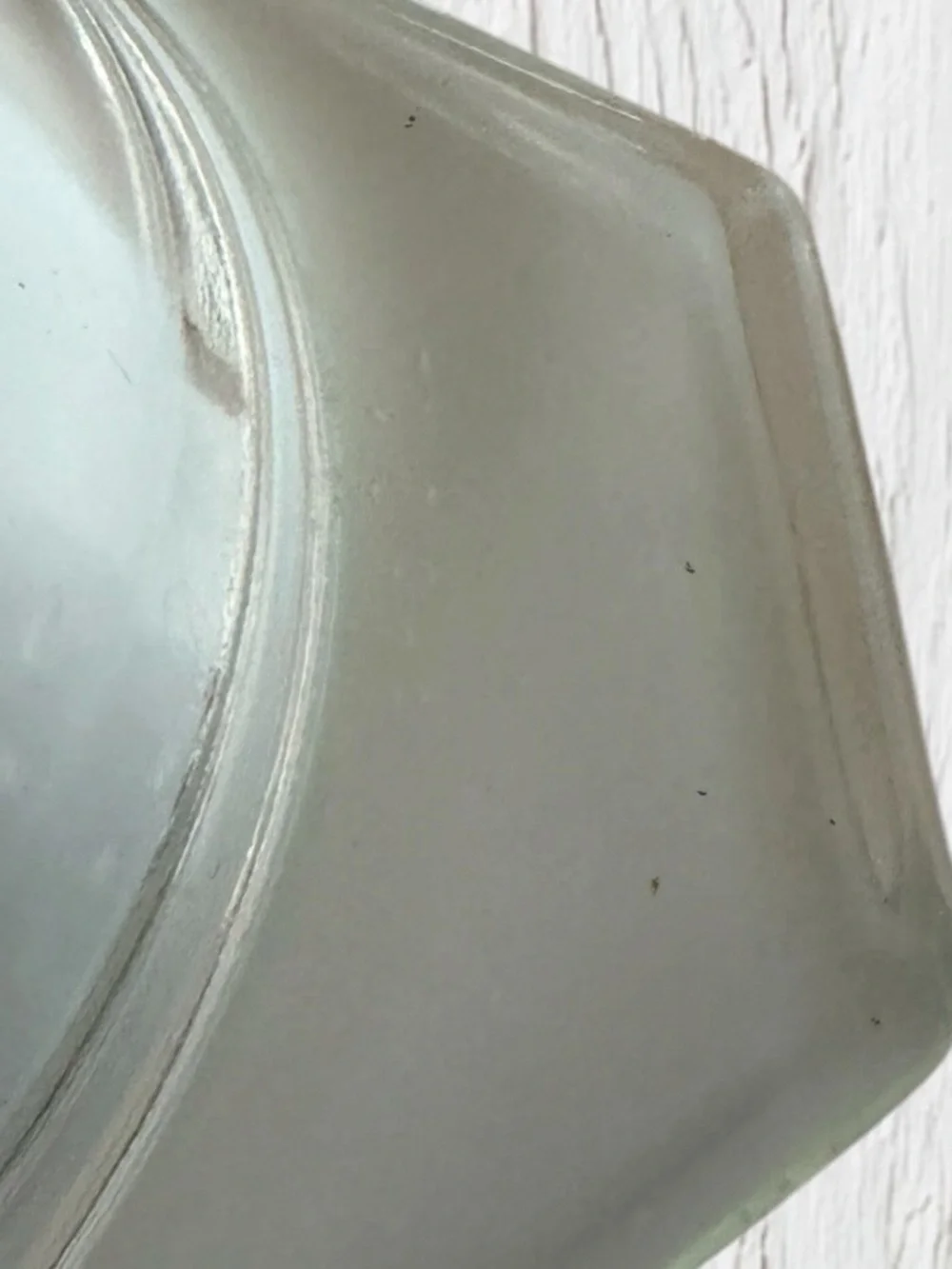 Pyrex Olive Green Floral Covered Casserole Dish